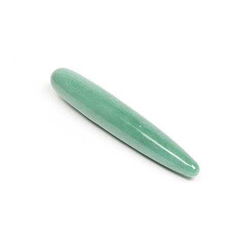 Jade Slim Crystal Dildo By Chakrubs Kosher Sex
