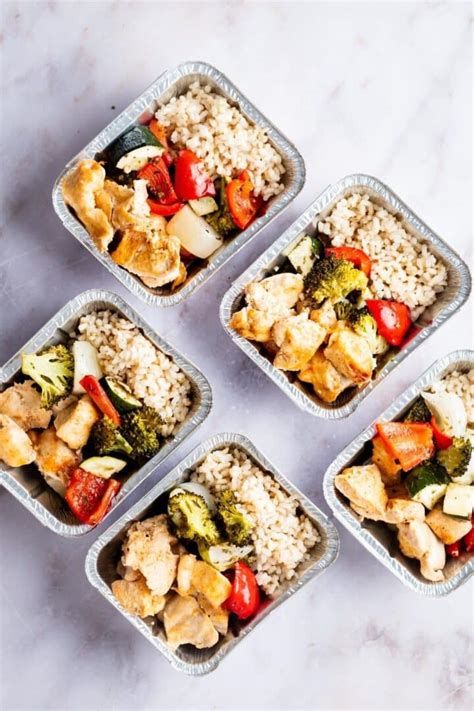 Easy Healthy Chicken And Rice Meal Prep Recipe For The Week