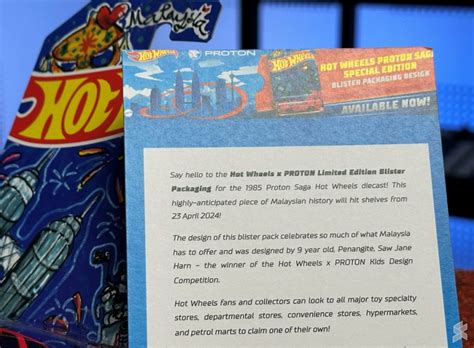 Hot Wheels Proton Saga Special Edition Is Now On Sale