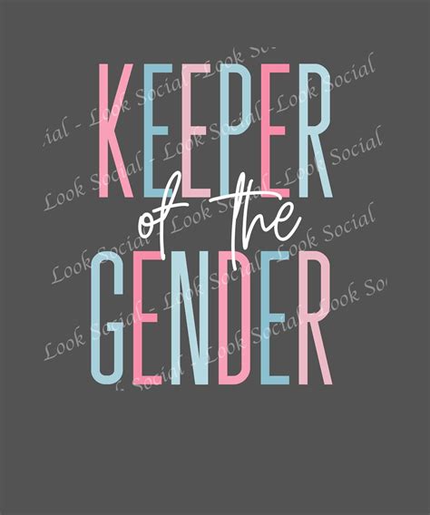 Keeper Of The Gender Png Team Boy Team Girl Gender Reveal Etsy