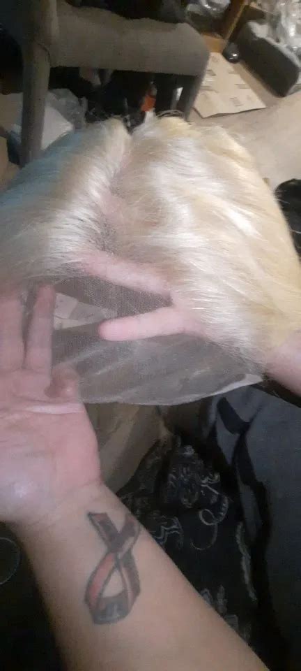 Blonde Wig X HD Lace Front Human Hair Wigs Brazilian Straight Hair