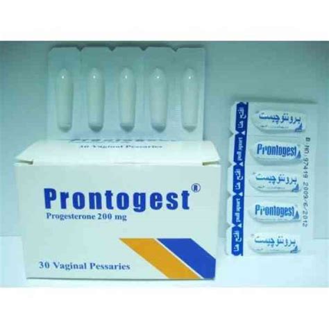 سعر برونتوجيست 200مجم لبوس مهبليشرجي 2025 Prontogest 200mg 30 Vaginal Or Rectal Pessaries