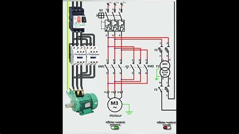 Demarrage Direct Sens De Marche Moteur Asynchrone Triphas Shorts