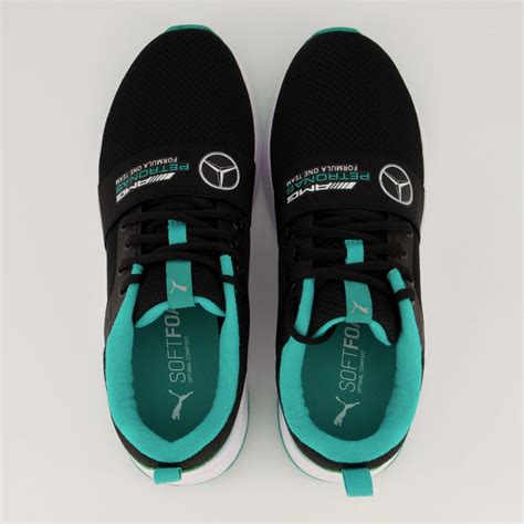 Tênis Puma Wired Run Mercedes AMG Petronas MAPF1 Preto - Compre Agora ...