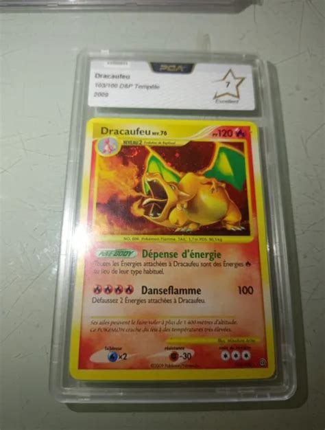 CARTE POKEMON DRACAUFEU 103 100 Secrete Holo D P Tempete Pca 7 EUR 300