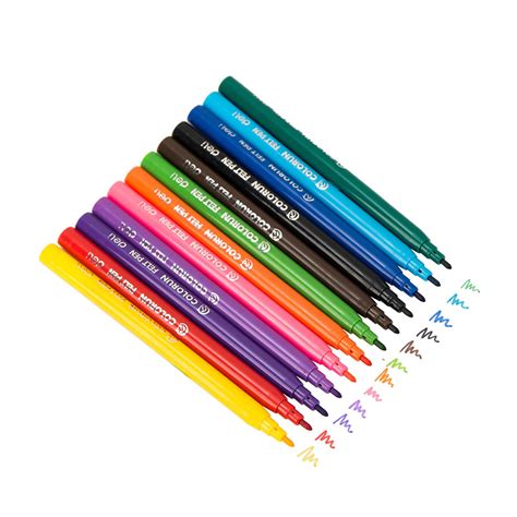 Deli Felt Pens 24 Colours – Value Co – South Africa