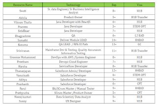 Best Candidates For Your C2C Requirements And Hotlist