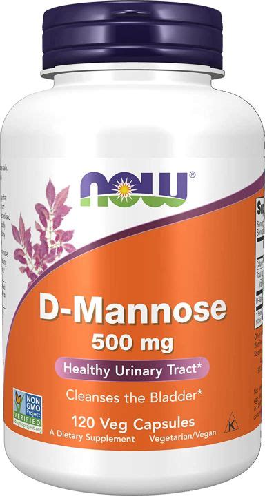 Now D Mannose 500 Mg Health Urinary Tract 120 Veggie Capsules Lazada Ph