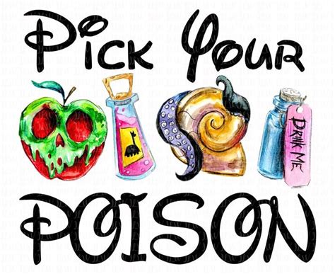 Pick Your Poison Halloween Magic Kingdom Sublimation Etsy In 2021