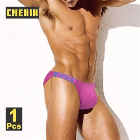 Cmenin Sissy Men Briefs Sexy Triangle High Cut Panty Bikini Men S Underwear Low Waist Butt