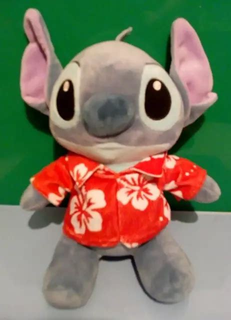 Disney Lilo And Stitch Hawaiian Shirt Stitch Soft Toy Plush