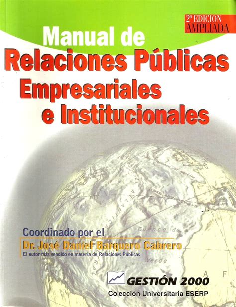 Buy Manual De Relaciones Publicas Empresariales E Institucionales Book