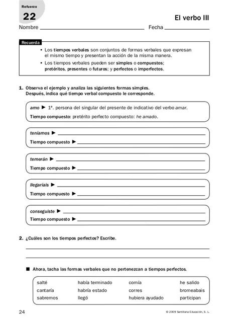 6º primaria fichas de ampliación y refuerzo lengua la casa del saber