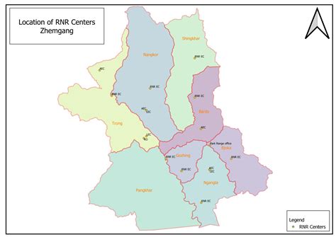 Infrastructure Map of Zhemgang Dzongkhag | Royal Government of Bhutan