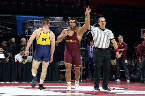 B1g Wrestling Championships Recap Iowa Wins Title Psu First Loser