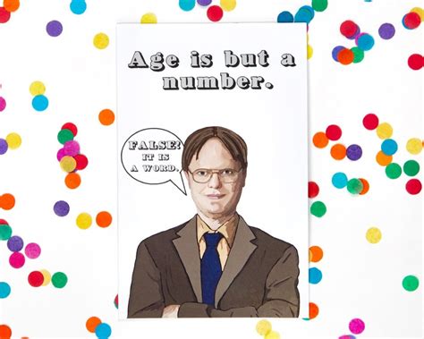 The Office Birthday Card Dwight Schrute Michael Scott Jim