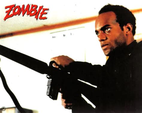 Zombie Original Aushangfoto George A Romero David Emge Ken Foree