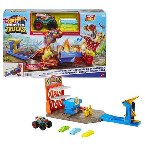 Hot Wheels Monster Truck Set Sa Ispaljivačem Gigashop