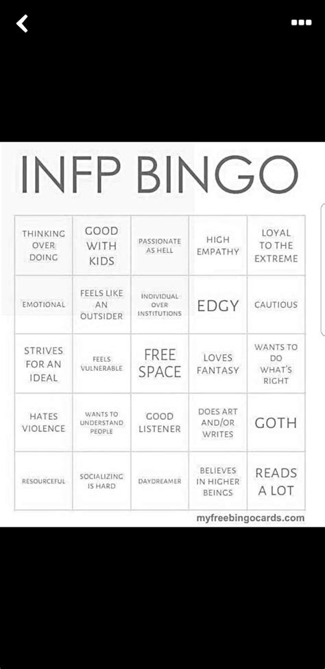 Bingo Entp Mbti Myers Briggs Amino