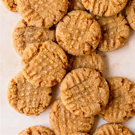 4 Ingredient Peanut Butter Cookies Easy Flourless Recipe Olives Thyme