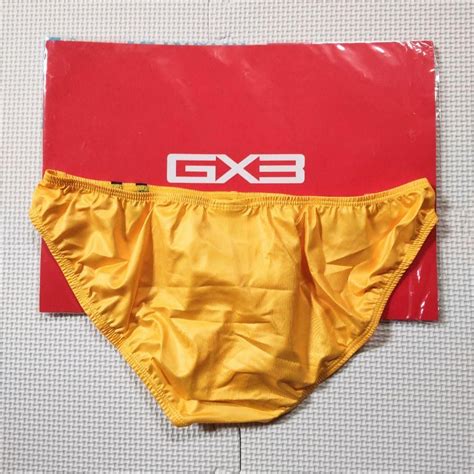 GX Gloss Touch DX V Bikini Yellow L Size Men S Fashion Bottoms New Underwear On Carousell