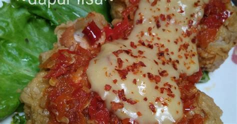 Resep Ayam Geprek Keju Mozzarella Kw Kw An Ala Dapur Lisa Oleh Dapur