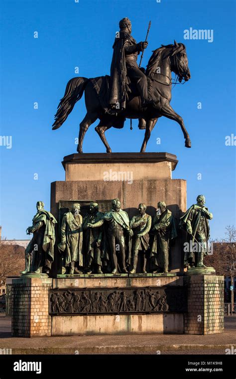 Germany Cologne Equestrian Statue Emperor Friedrich Wilhem Iii King