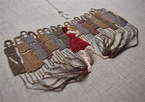 Что такое современная вышивка? — Красная нить | Contemporary embroidery ...