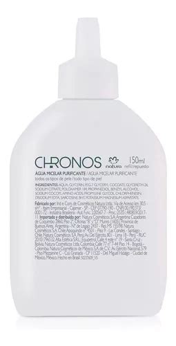 Repuesto Agua Micelar Purificante Natura Chronos Refill