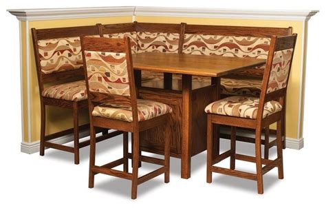 Counter Height Kitchen Nook Set Farmhouse Indoor Pub And Bistro