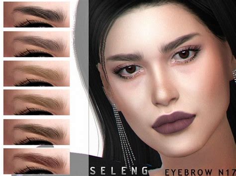 Sims 4 Cc Custom Content Male Female Unisex Eyebrows Seleng S