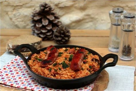 Riz à la tomate et aux saucisses Happy papilles