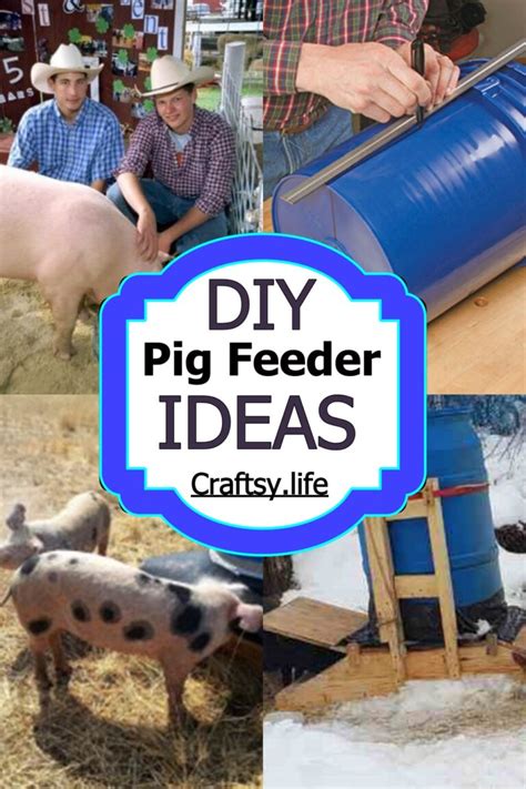 10 Diy Pig Feeder Plans To Make Today Craftsy