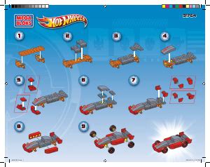 Handleiding Mega Bloks Set Hot Wheels Dynamic Arrow