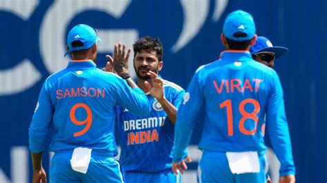 Ind Vs Wi St Odi Kuldeep Jadeja Shine As India Bowl Out West