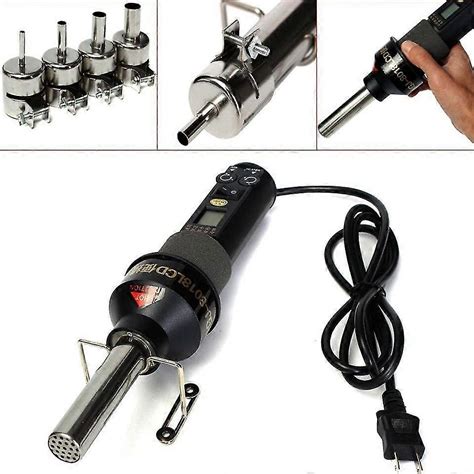 450w 450 Degree Lcd Adjustable Electronic Heat Hot Air Gun Desoldering Soldering Station Ic Smd