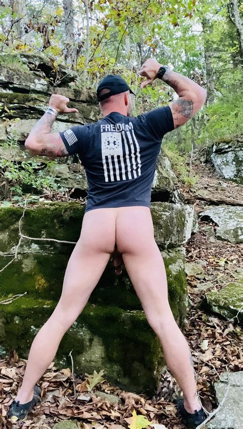 Just Enjoying Some FREEDOM Hike Naked Its The Only Way Shirt On