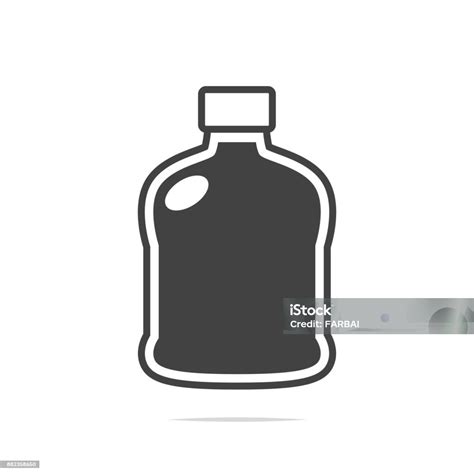 Ikon Vektor Botol Air Besar Ilustrasi Stok Unduh Gambar Sekarang