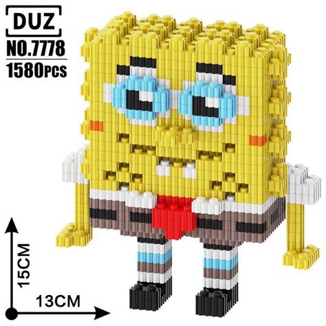 DUZ Magic Block 3D конструктор из миниблоков "Губка Боб" "Spongebob ...