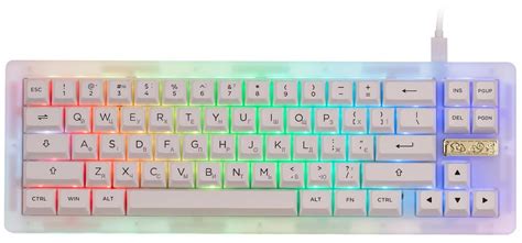 Клавіатура AKKO ACR Pro 68 RGB CS Crystal Hot Swap 6925758618564 White купити в Україні Київ