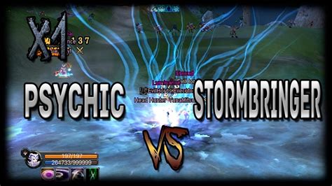 PWI PvP X1 Psychic VS StormBringer All RRR9 Gear X1 Beta YouTube