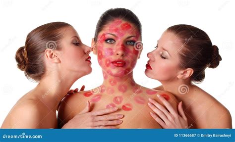 Three Naked Women Stock Image Image Of Mouth Face Concepts