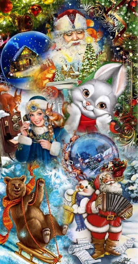 Пазл «Новогодний коллаж » из 231 элементов | Собрать онлайн пазл №289117