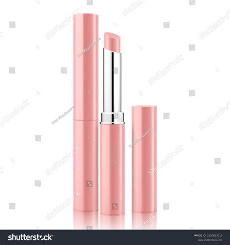 Lipstick Tube Template Vector Mockup Nude Stock Vector Royalty Free Shutterstock