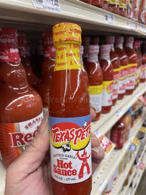 Grocery Store Texas Pete Garlic Hot Sauce Editorial Photography Image Of Lifestyle Product