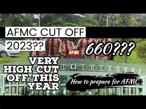 AFMC 2023 Cut Off How To Apply For AFMC How To Prepare For AFMC