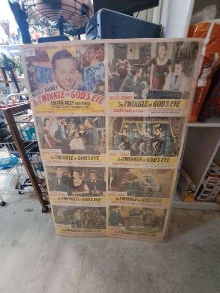 Mickey Rooney Collectible Poster Board Sierra Auction Management Inc