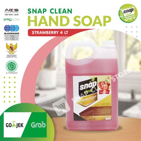 Jual Snap Clean Hand Soap Sabun Cuci Tangan L Khusus Gojek Grab