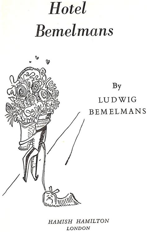 Hotel Bemelmans 1956 Bemelmans Ludwig