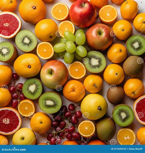 Fruit Mosaic stock illustration. Illustration of fruits - 277629378